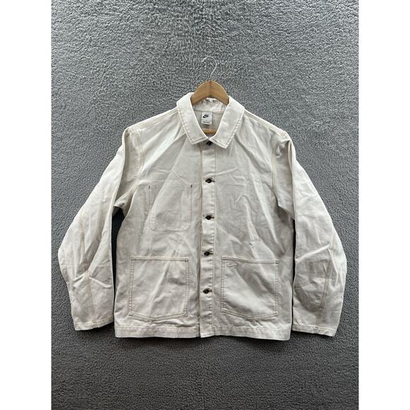 Nike Sportswear Club French Terry Herren Jacke FN0356-030 Mantel Parka Size Med